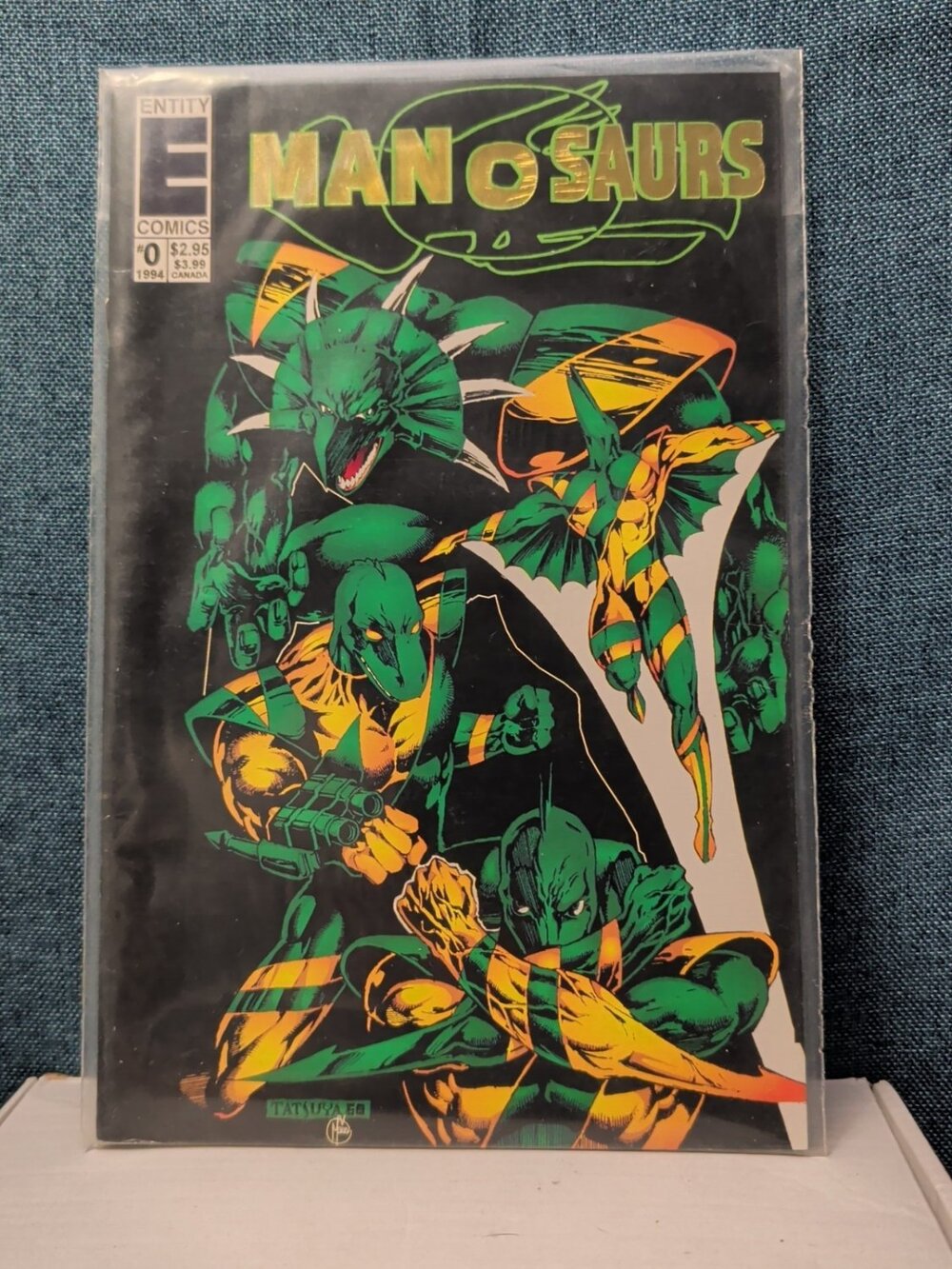 Manosaurs #0 Entity Comics 1993